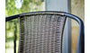 Tasmania Rattan Effect Patio/Balcony Set - Brown Bistro Table & 2 Chairs Set