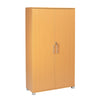 Storage Cabinet Shoe Cupboard Beech Wood Garage Tool Chest 2 Door Locking 140cm