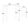 Heavy Duty Metal Garden Arch Archway Gate Plants Rose Wreath Wedding Stand Event