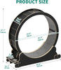 Cat Exercise Running Wheel Treadmill w/Carpeted Runway for Indoor Cats Black