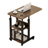 Movable Sofa Bed Side End Desk Laptop Stand Computer Table Storage Shelf Trolley