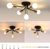 Chic LED Lamp Ceiling Light Modern Chandelier Living Room Bedroom Pendant Pndoog