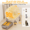 Self-Cleaning Cat Litter Box 90L with WIFI APP Control for Multiple Cats