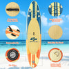 10.5FT Inflatable Stand Up Paddle Board SUP Surfboard Adjustable Non-Slip Deck
