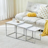 High Glossing Nesting Table Set of 3, Living Room Small Side Sofa Table Coffee