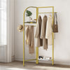 Metal Clothes Rail Adjustable Garment Rack Clothing Storage Organizer Coat Rack