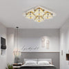 LED Crystal Chandelier Ceiling Light Round/Square Pendant Lamp Dining LivingRoom