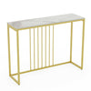 Large Console Table Side Table Heavy Duty Marble Top Desk Entryway Desk Stand
