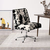 ADJUSTABLE OFFICE SWIVEL ERGONOMIC CHAIR COMPUTER DESK CHAIR COW PRINT PATTERN