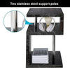 Small Side Table With Storage LED High Gloss Sofa End Coffee Table Living Room
