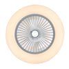 Round LED Ceiling Fan Light Dimmable Living Room Chandelier Lamp Remote Control