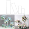 Tall Square Metal Geometric Stand Flower Vase Holder Party Wedding Centerpieces