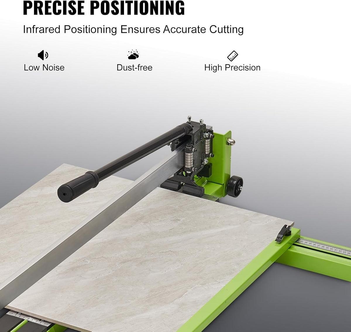 47 Inch Manual Tile Cutter 1.4 Inch Cutting Machine with Guide All Ste ...