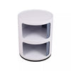 Round ABS Cylinder Cabinet Cupboard Drawer Storage Unit Bathroom Bedroom Stand