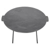 Griddle Hot Plate Cast Iron BBQ Grill Cooking Camping Hob Steaks Barbecue Party