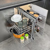 Blind Corner Cabinet Pull Out Drawer Magic Corner Base Shelves / Storage Basket