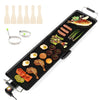 89x22CM Black Electric Griddle Extra Large Teppanyaki Grill w/Drip Tray