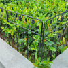80cm Tall Steel Garden Fence 5 Panels Total Rust-Resistant Screen Gate Outdoor
