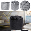 Velvet Dressing Table Stool Ottoman Footstool Chair Pouffe Seat Bedroom Vanity