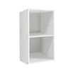 White Storage Cube 2-5 Shelf Bookcase Wooden Display Unit Organiser Furniture