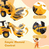 Toddlers Push Car Kids Ride on Construction Vehicle Foot-To-Floor Ride On Toy