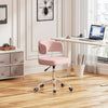 Home Computer Desk Office Study Chair Swivel Adjustable Comfortable Armless