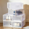 12PCS Shoe Storage Box Stackable Boxes Multipurpose Pack Sneaker Containers Bins