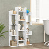 Chic Tree Bookshelf Display Cube Shelf Corner Books Storage Organizer White