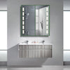 Illuminated LED Bathroom Mirror Cabinet Demister/Sensor/Clock/Shaver Socket