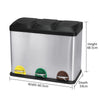 Panana Rubbish Bin with Lids for Kitchen / 60 Litre Capacity