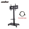 Tall Rolling Floor TV Stand Title Mobile TV Cart for 32-70" Bedroom Home Office