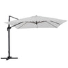 3*3m Large Roma Parasol Banana Cantilever Hanging Umbrella Outdoor Garden Patio