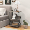 3-Tier Record Player Stand w/ V-Shaped Magazine Holder