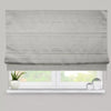 Silver Faux Silk BLACKOUT Lined Roman Blind - Cassette upgrade Available