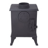 Fireplace Cast Iron Heater Home Log Burning Flame Effect Living Room Stove 4500W