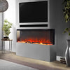 50 inch LED Fireplace Wall Fire Inset Wall / Standing Electric Panoramic Heater