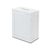 Wooden Slimline Shaker Unit Multi purpose Bathroom Toilet Roll Storage Tidy Box