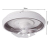 LED Ceiling Fan Light Dimmable Living Room Chandelier Lamp With Remote Control