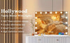 LED Hollywood Makeup Mirror Large Vanity Light Mirror with Dimmable LED Bulbs