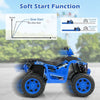 Kids Ride on Car 24V Soft Start Electric Vehicle with LED Lights-Navy