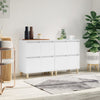 Gecheer Sideboard Book Cabinet Side Cabinet Set of 2 Kitchen Storage F0W3