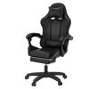 Gaming Chair with RGB LED illuminat Ergonomic Computer Chair Swivel Office Pmeff