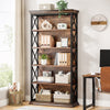 71'' Tall Bookshelf, 6-Tier Floor Standing Bookcase with Open Storage Shelves