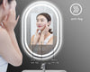 Illuminated Bathroom Mirror with LED Lights Wall Mounted Demister Touch Sensor