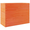 Garden Planter Wax Brown 90x40x68.5 Solid Wood Pine B3C8