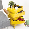 Kitchen Pantry Cabinet Pull Out Rotating Storage Shelf Sofa Bedroom Side Cabinet