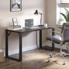 Set of 2 Black Industrial Metal Table Legs Heavy Duty Desk Bench Frame Base Legs
