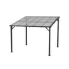 Garden Pergola Polycarbonate Roof Shelter Awning Gazebo Outdoor Canopy Party