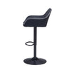 Set of 2 Barstool Kitchen Breakfast Swivel Pub Counter Gas Lift PU Leather Chair