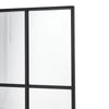 50x120CM WINDOW STYLE MIRROR LIVING ROOM DECOR HALLWAY GARDEN WALL GLASS (BLACK)
